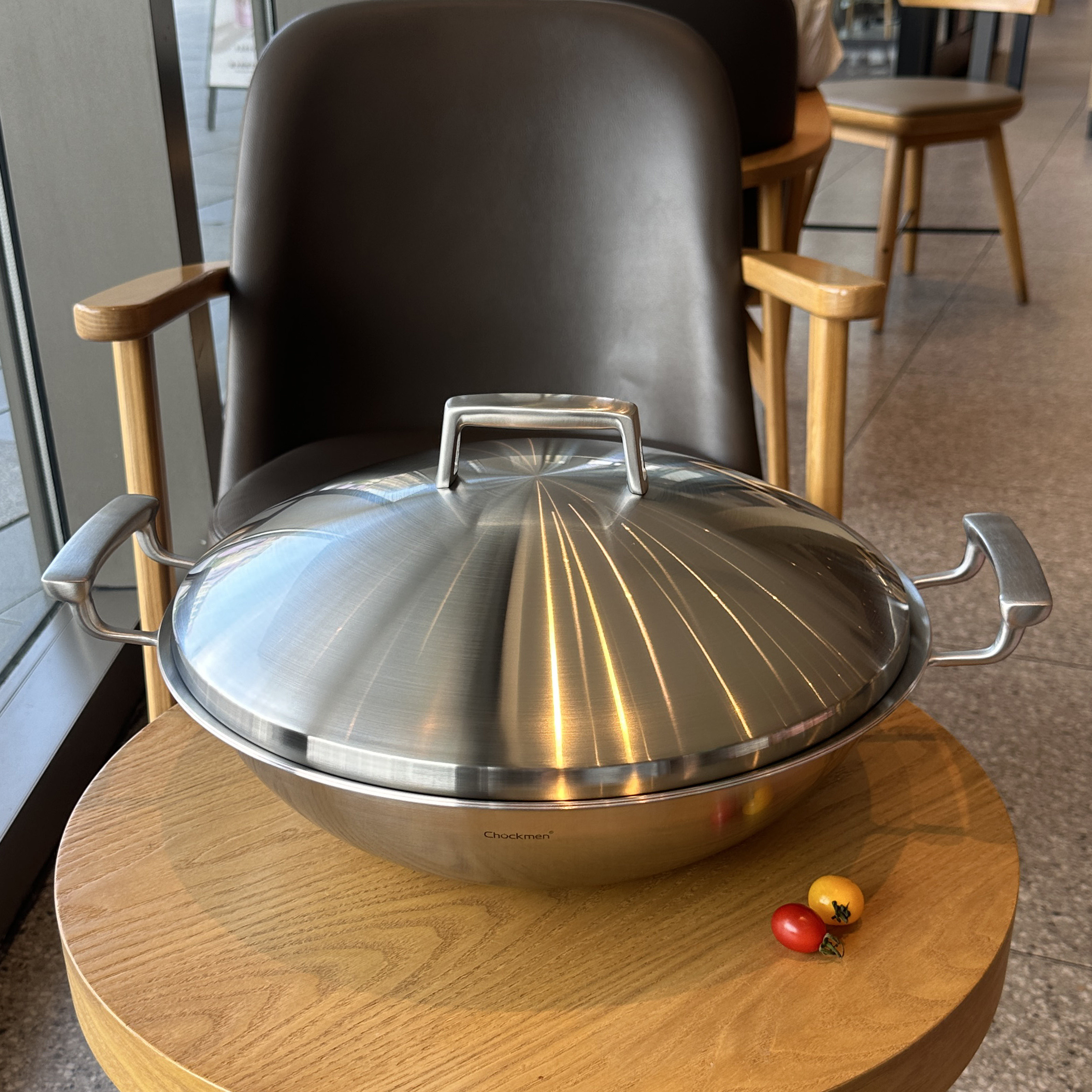 出口18/10不锈钢炒锅五层钢夹铜加厚家用无油烟无涂层锅36cm炒锅,厨房/烹饪用具,炒锅,淘宝优惠券,粉丝福利购,淘宝优惠卷