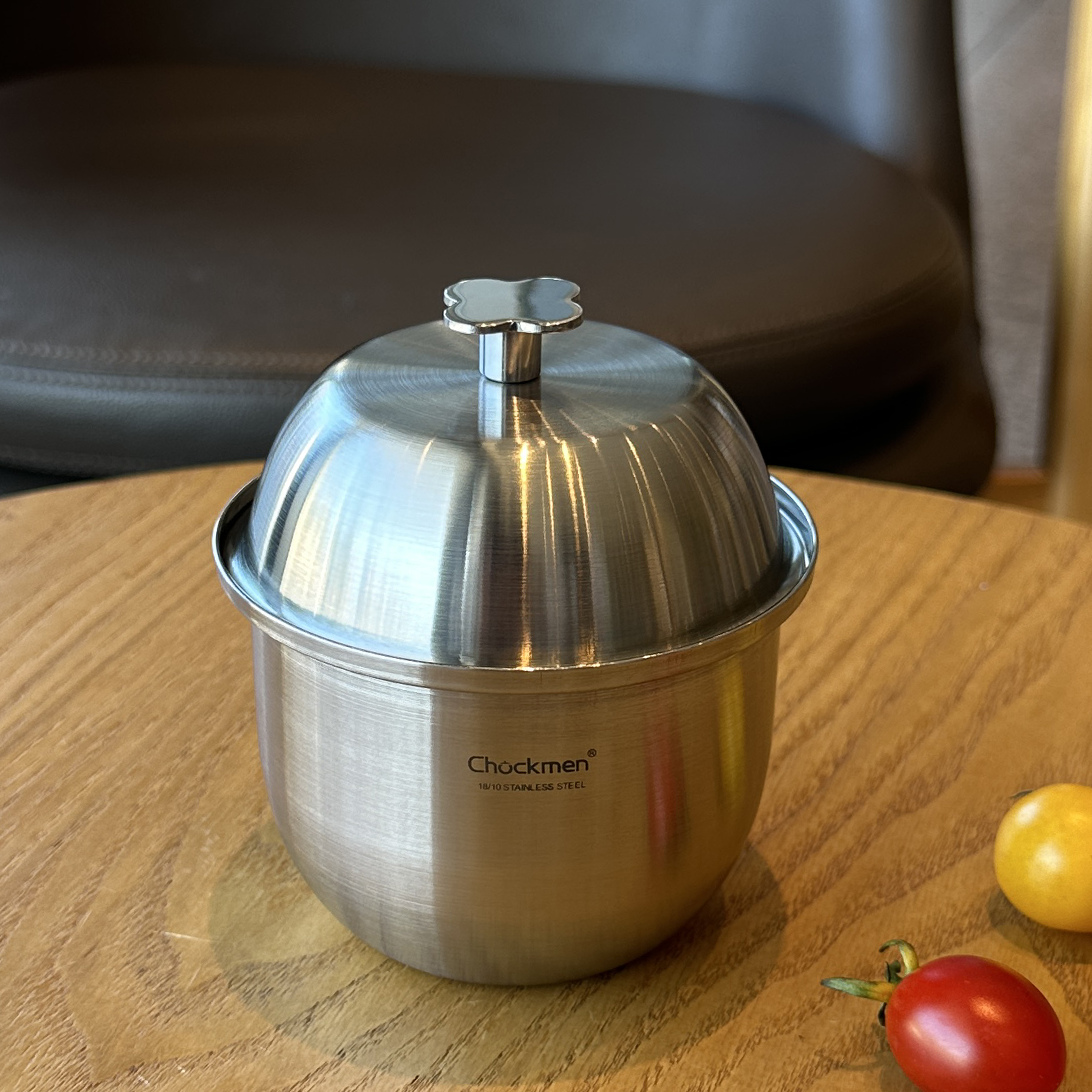 18/10不锈钢平底蒸蛋碗