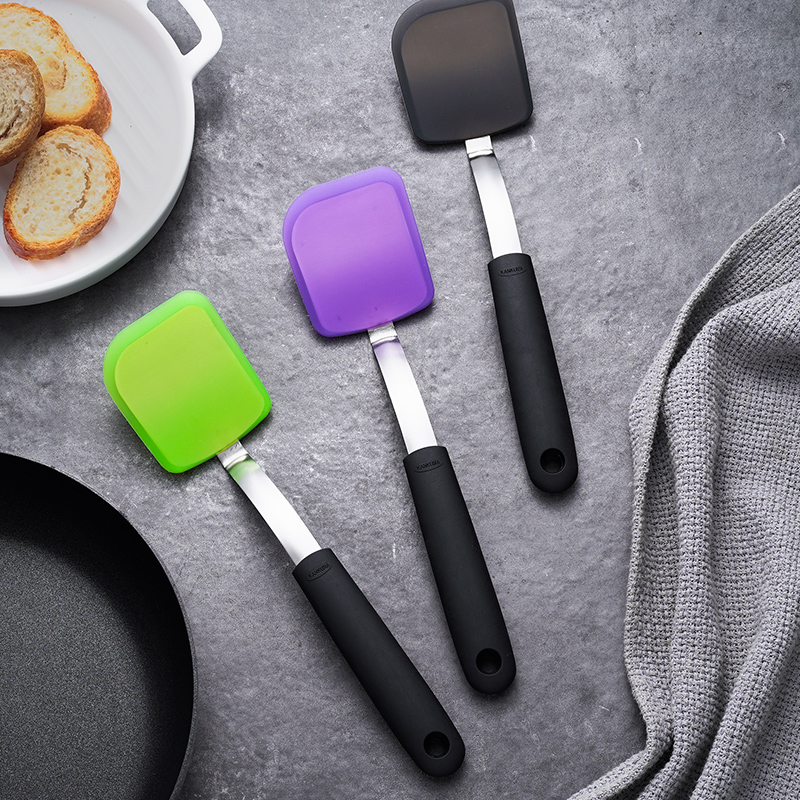 婴儿奶嘴硅胶铲不粘锅专用锅铲迷你炒菜铲子食品级耐高温护锅锅铲
