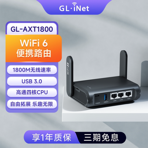 glinet千兆路由器WiFi6双频无线
