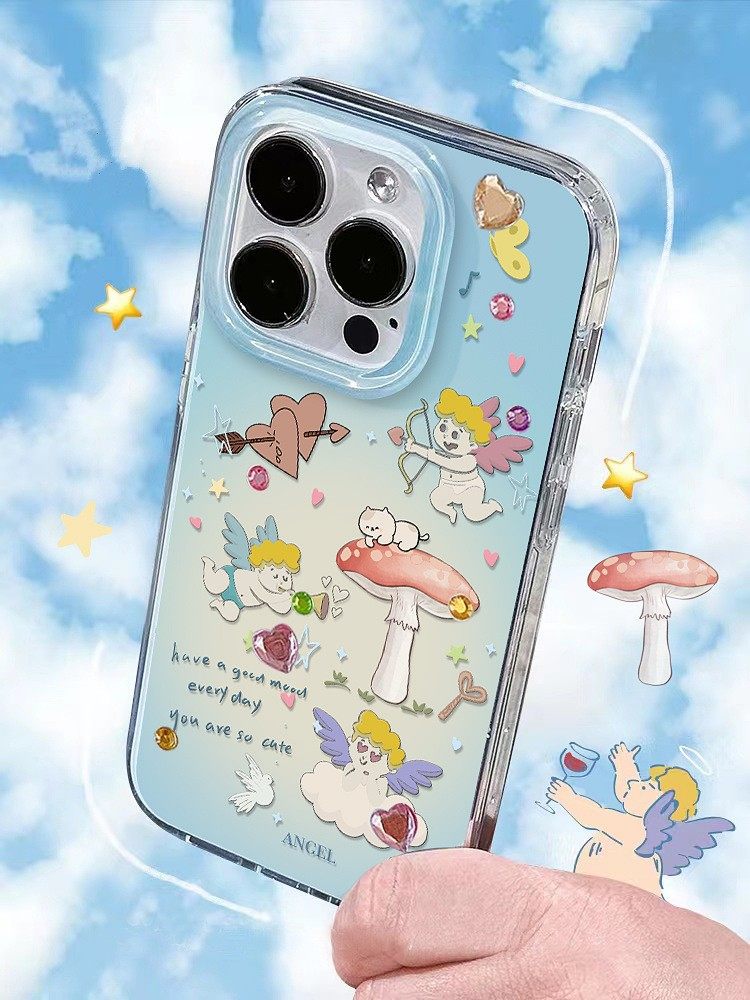 壳note11/9/10s小米13新款10卡通12x硅胶iphone/vivo保护套oppo彩钻