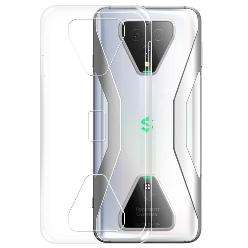 适用于黑鲨3/2/1手机壳KLE-A0透明防摔套Helo全包AWM-A0硅胶套一代SKR-A0软壳黑鲨二代/SKW-A0男女款