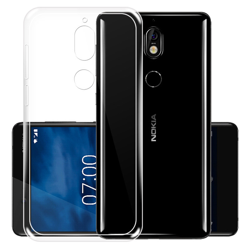 拓蒙 诺基亚7plus手机壳全包保护套Nokia 7Plus硅胶防摔TA1062