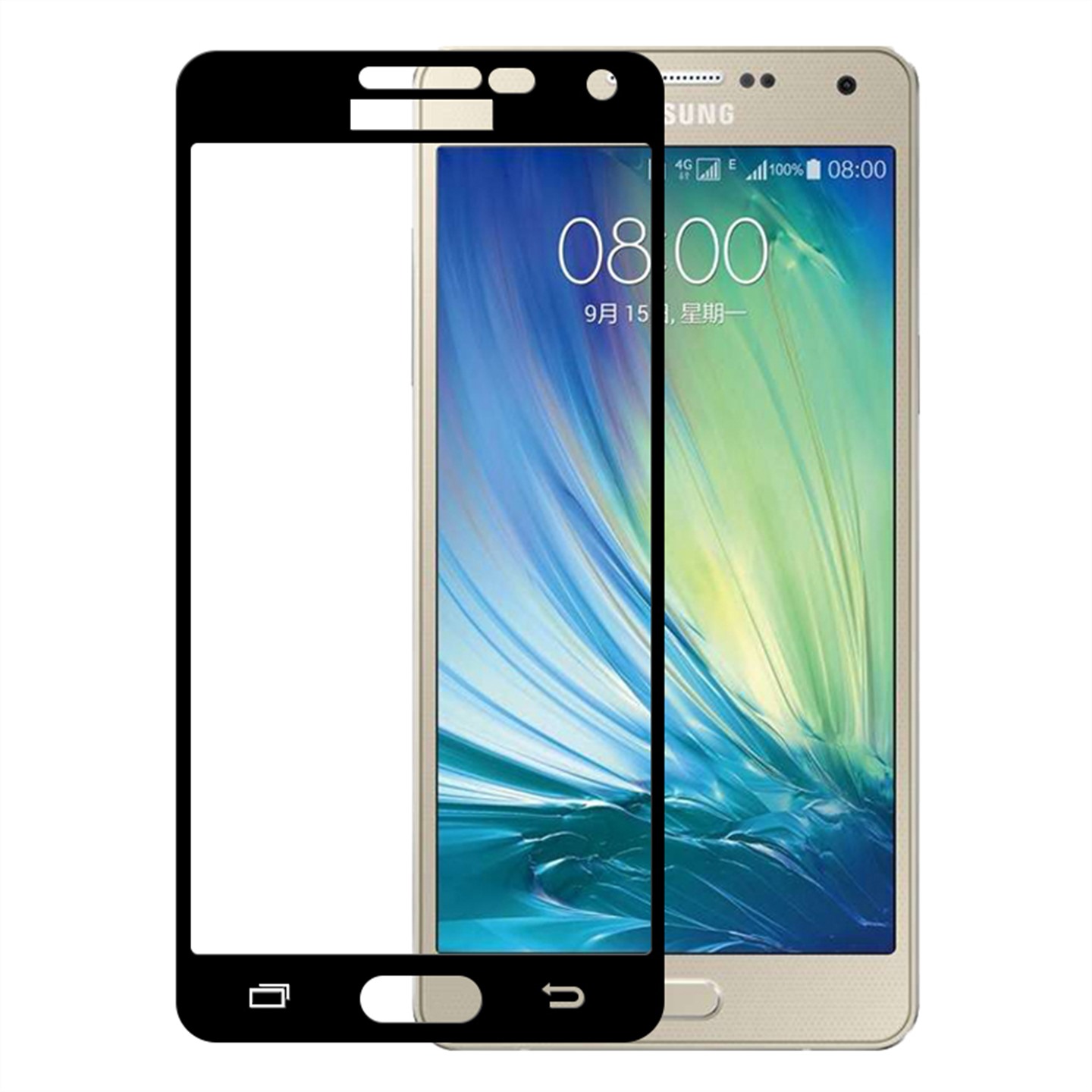 三星A7全屏钢化膜SM-A7100/8抗蓝光手机贴膜A7000/9磨砂防爆玻璃保护膜A710K/F高清防窥膜