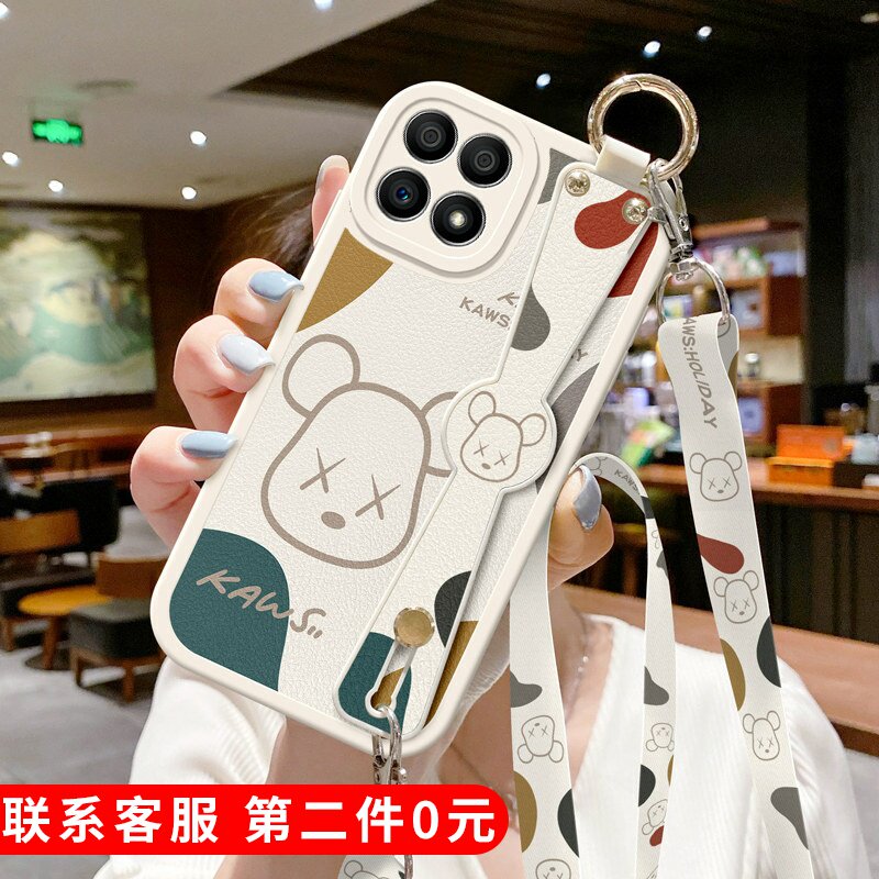 琛赋适用荣耀X30i手机壳400防摔X40i腕带300畅玩60plus挂绳90斜挎70pro背带200华为100新款50保护套X80i女80