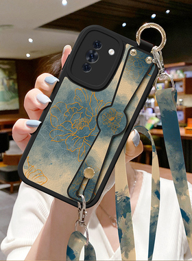 适用华为nova13手机壳新款nova12活力版11复古玫瑰nova10斜挎可背带挂绳9pro简约8女7se防摔14保护套6腕带5i