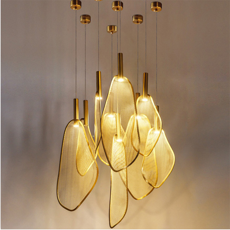 轻奢后现代风设计师复式楼吧台灯