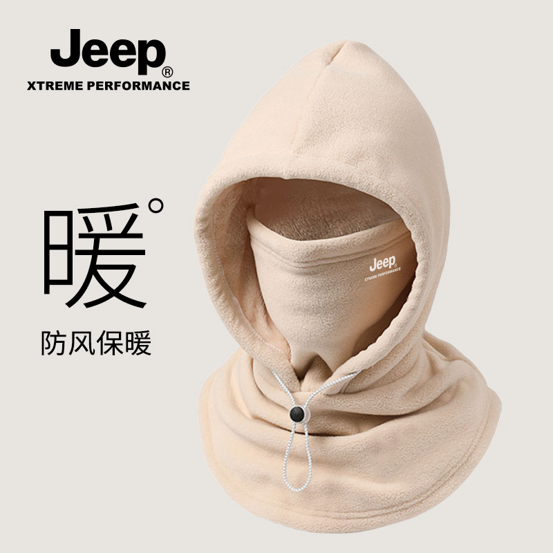 jeep吉普套头帽女士冬季