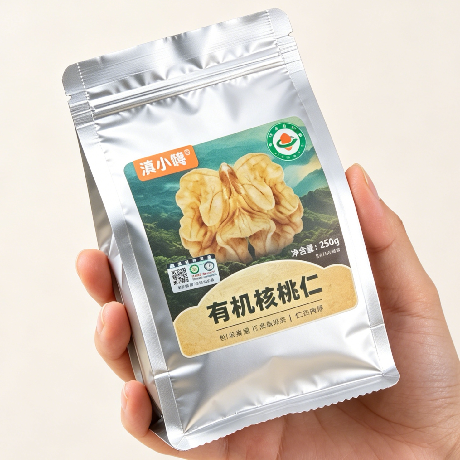 滇小嗨云南有机核桃仁新货原味散装无添加孕妇坚果零食核桃肉年货