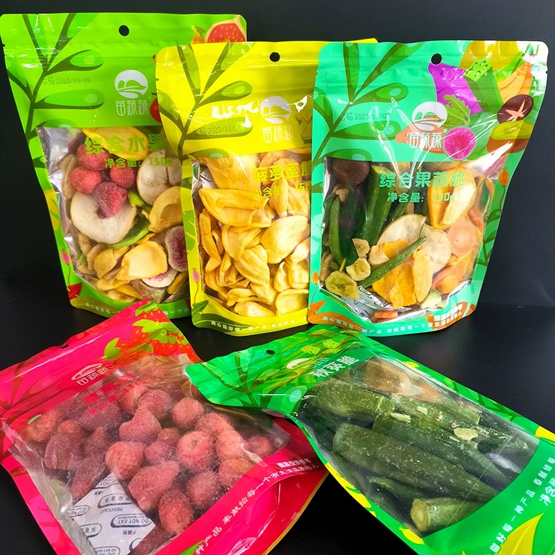 苗蔬蔬香菇脆秋葵脆草莓脆菠萝蜜脆果干袋装新鲜果干网红零食包邮
