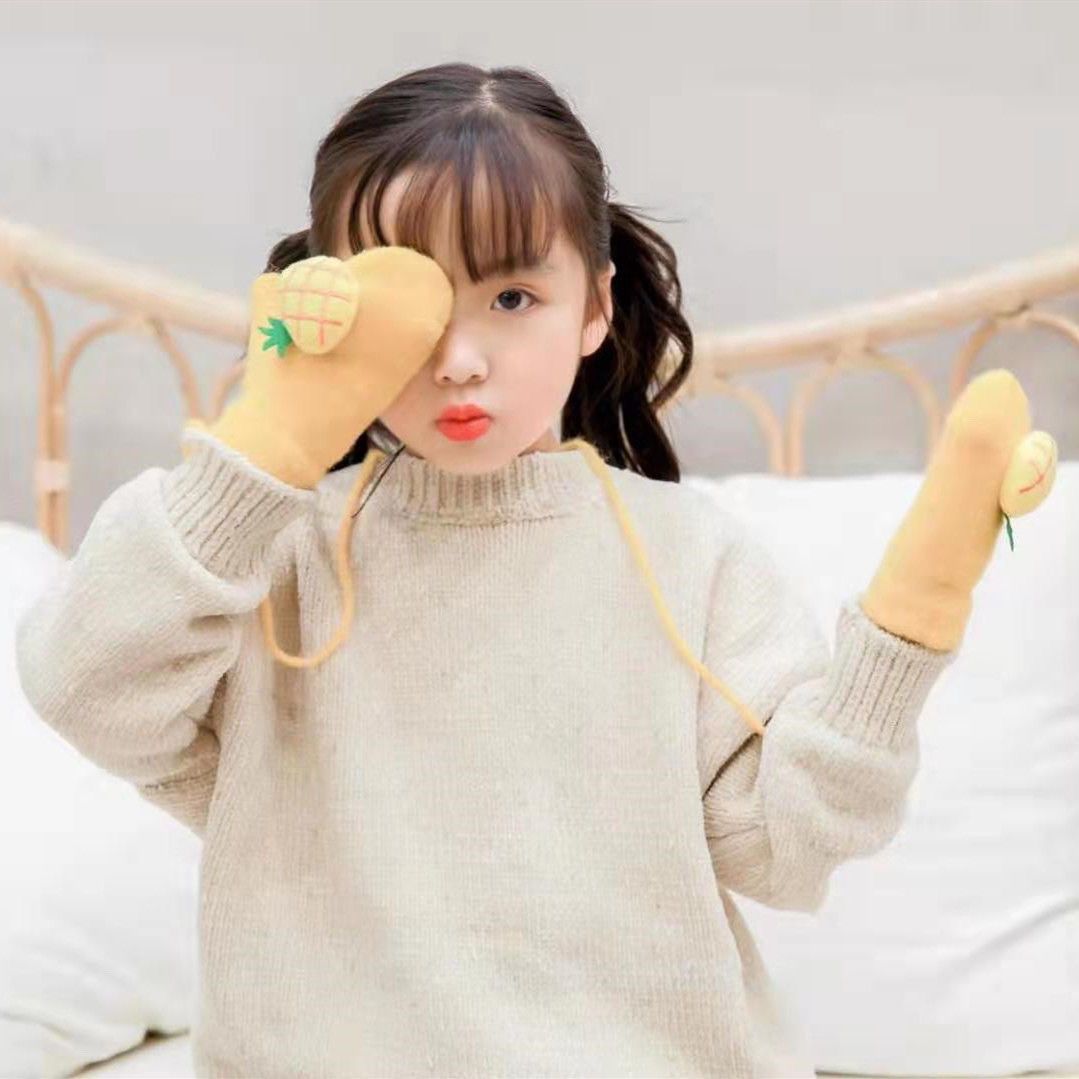 冬季儿童手套婴儿男女小