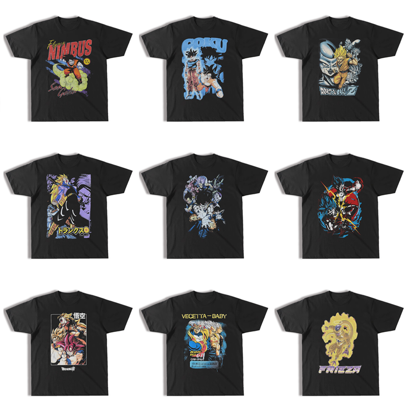 DragonBall龙珠全棉印花宽松T恤
