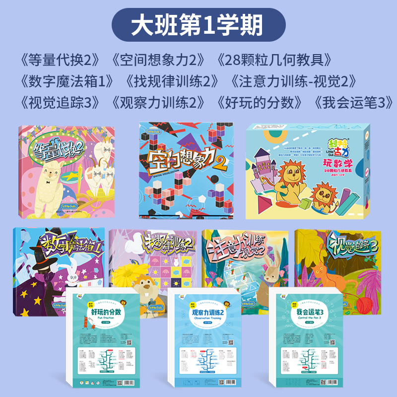 大班玩具幼小衔接学习能力培养