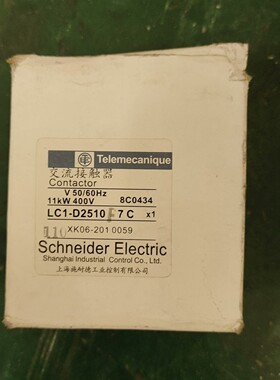 客服在线:施耐德交流接触器LC1D2510F7C【议价】