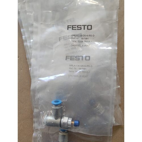客服在线:FESTO金属调速阀GRLA-1/8-QS-6-RS-D【议价】