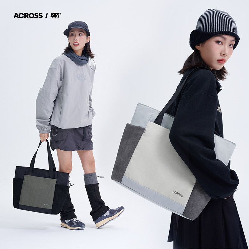 across原创设计托特包女单肩包通勤包大容量大包高级电脑包手提包使用感如何?