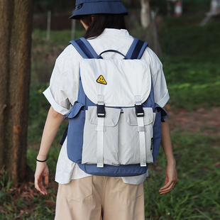 ACROSS双肩包女旅行大容量通勤电脑包男休闲学生书包旅游轻便背包