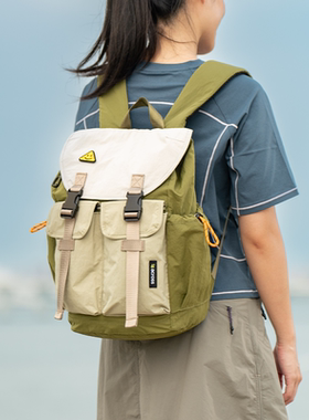 ACROSS双肩包女旅游轻便户外大容量大学生书包通勤休闲电脑背包