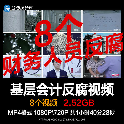 8款基层会计财务人员反腐警示教育片
