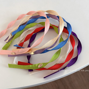 精致螺旋布艺细发箍女设计感新款简约头箍感日常外戴发饰