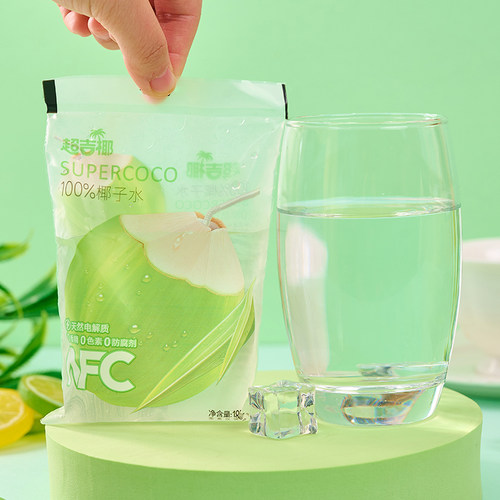 超吉椰NFC100%纯椰子水天然电解质椰子汁健康营养果汁饮料品批发