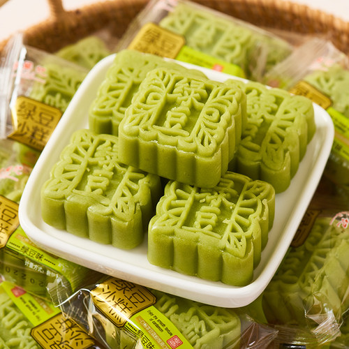 知华园绿豆糕传统糕点湖南特产