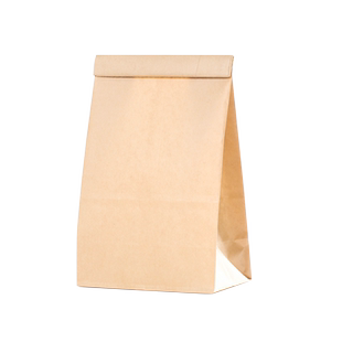 铁丝封口牛皮纸袋茶叶包装袋糕点打包纸烘焙包装防油纸袋纯色50个