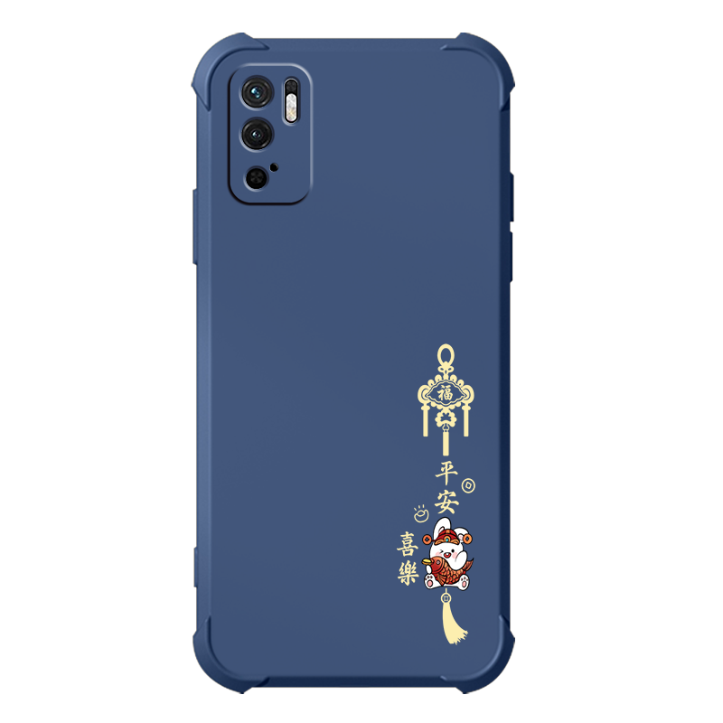 平安喜乐红米note10手机壳新款redminote9pro保护套note10pro硅胶note9气囊防摔5g全包男女潮牌超薄文字外壳