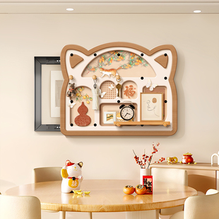 洞洞板电表箱遮挡装饰画强配电箱盖板客厅总开关电闸箱免打孔挂画