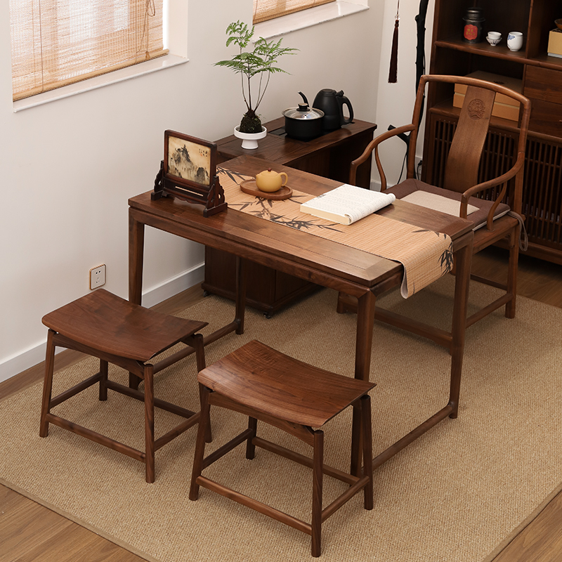 宋式美学阳台茶桌椅组合