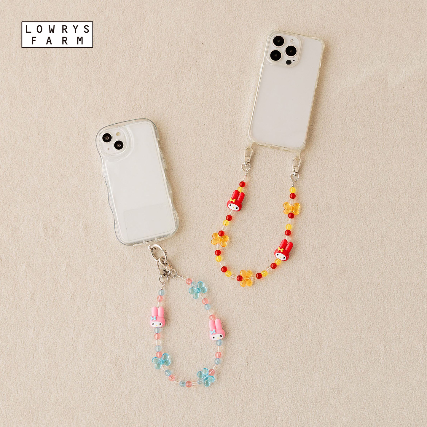 LOWRYS FARM Sanrio联名2025新款创意可爱美乐蒂手机挂绳594859