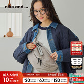 niko 简约大容量徒步胸腰包611276 2025新款 and ...挎包男女同款