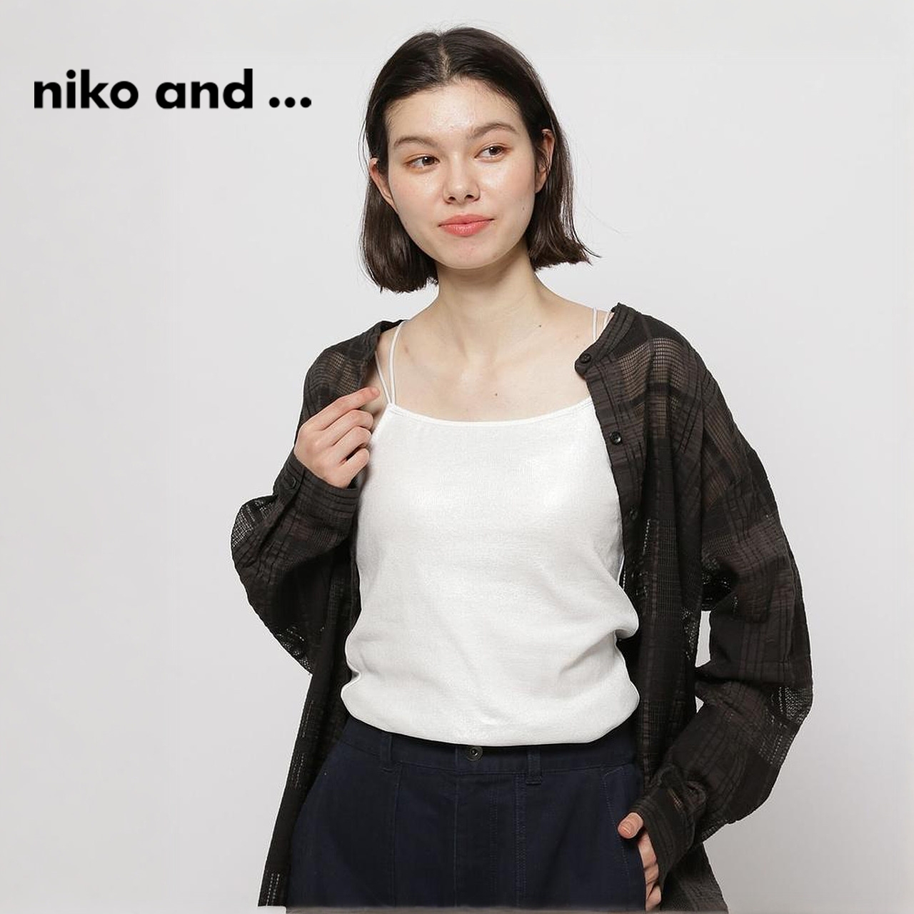 niko and…背心吊带女2024春季新款休闲简约百搭通勤上衣970675