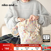 ...单肩包2025春夏时尚 niko and 可爱休闲创意荷叶边手提包100660