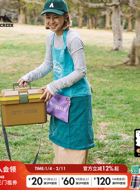 CITY CREEK围裙2025年新款休闲实用可调节肩带围裙284681