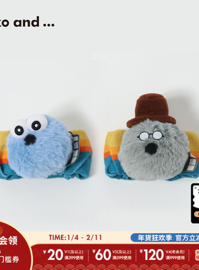 niko and ... PUPPET SUNSUN联名系列25新款创意卡通束发带578436