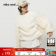 拼接镂空抽绳设计针织衫 niko 633309 女2026春季 新款 and ...针织衫