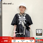 收腰刺绣民族风上衣罩衫 niko 290569 女2025年夏季 新款 and …衬衫