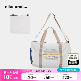 男女通用大容量出行健身斜挎包639002 ...旅行袋2026新款 niko and