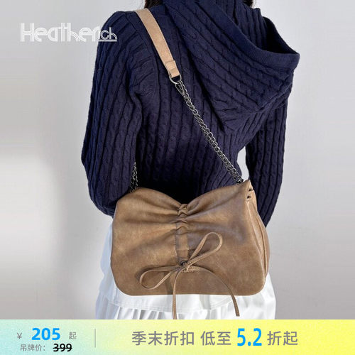 系带单肩包 通勤设计简约有型
