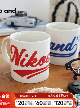 niko and ... 马克杯2025新款创意简约有耳家用水杯242232