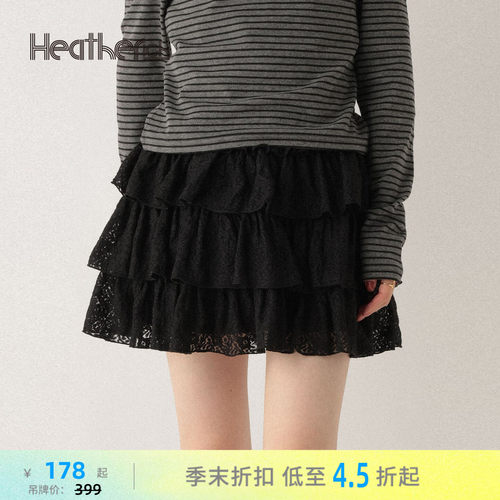 多层蕾丝半身裙 清新甜美