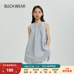 无袖 女2025春季 休闲少女简约上衣148255 WEAR衬衫 BUCH