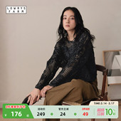 宽松3D刺绣蕾丝套头衫 LOWRYS 新款 女2026春季 593269 FARM长袖