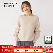 蕾丝袖 studio 口针织T恤两件套647812 女2026春季 新款 CLIP 套装