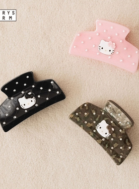 LOWRYS FARM Sanrio联名2025新款潮流Kitty创意鲨鱼发夹592861