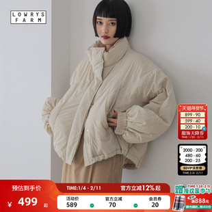 LOWRYS FARM棉衣厚外套女冬季新款时尚气质日系保暖棉服128076