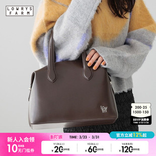 通勤便携日系波士顿包253093 时尚 LOWRYS FARM单肩包女新款