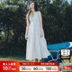 Heatherich连衣裙女2025夏季 新款 休闲分层吊带背心长裙490863