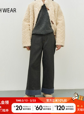 BUCH WEAR牛仔裤女2025时尚宽松简约流行日系直筒裤249836